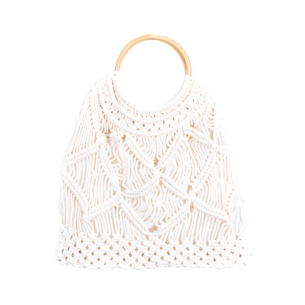 Bag Tara Macrame White